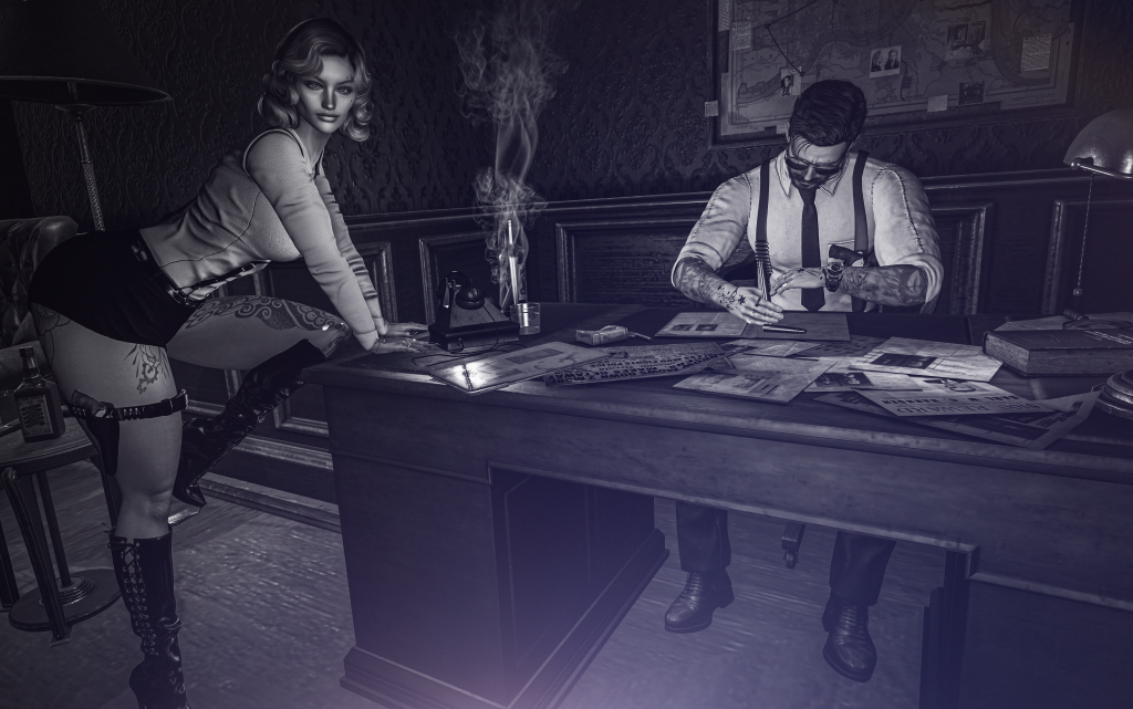 He worked the desk – she worked the room